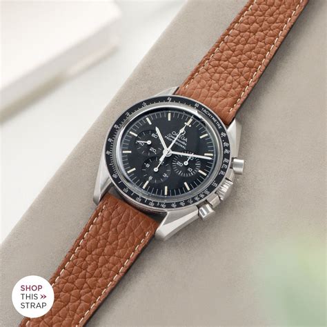 nato omega speedmaster|Omega Speedmaster brown leather strap.